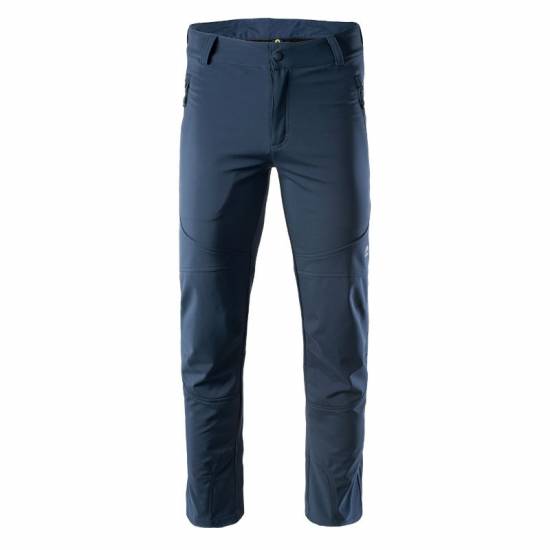 Pantaloni pentru barbati softshell ELBRUS Leland,culoare albastra