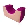 Soft module for active play - prism with channel 1200 x 300 mm Soft module for active play - prism with channel 1200 x 300 mm