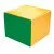 Soft module for active play - cube 200 x 200 x 200 mm