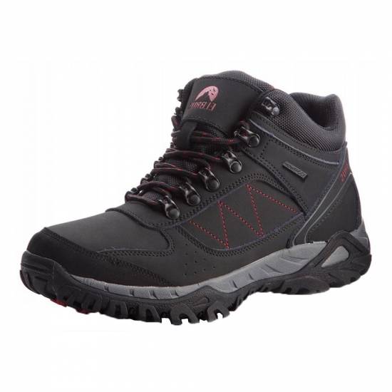 Bocanci de munte barbati ELBRUS Lasano Mid WP Negru Bocanci de munte barbati ELBRUS Lasano Mid WP Negru