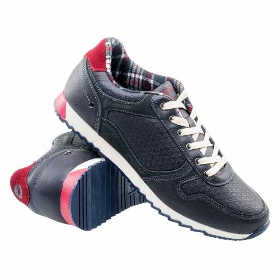 Incaltaminte casual barbati HI-TEC Bodin, Bleumarin/ Rosu Incaltaminte casual barbati HI-TEC Bodin, Bleumarin/ Rosu