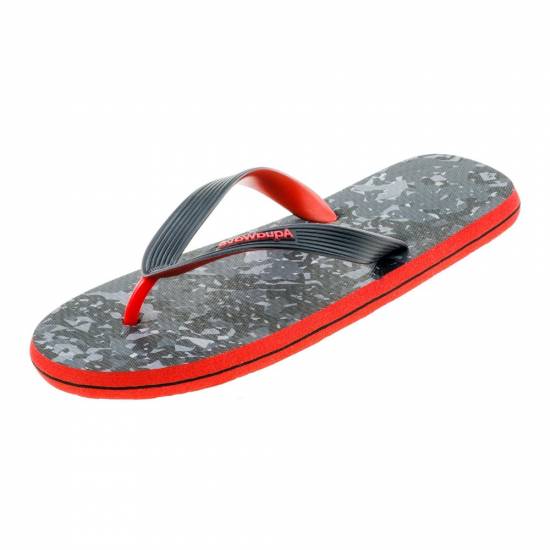 Papuci flip-flops pentru barbati AQUAWAVE Roboor, Negru/Rosu