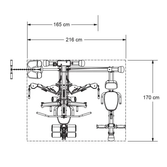 Accesoriu optional Body Craft Elite - Presa Picioare Accesoriu optional Body Craft Elite - Presa Picioare