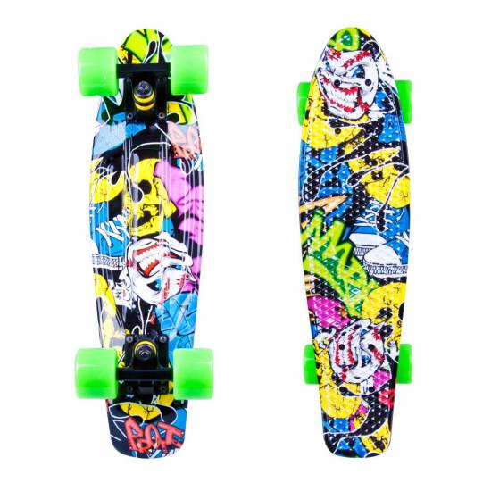 Penny Board WORKER Colory 22, Angry Green