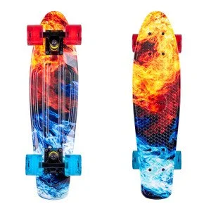 Penny Board WORKER Colory 22, Gheata si foc Penny Board WORKER Colory 22, Gheata si foc