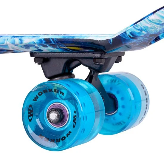 Penny Board WORKER Colory 22, Gheata si foc