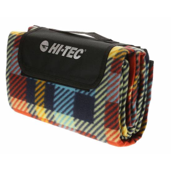 Patura pentru picnic HI-TEC Piqnic Blanket, Albastru/Rosu1