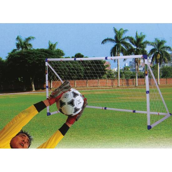 Plasa poarta fotbal SPARTAN 244 х 110 х 130 см, Alb