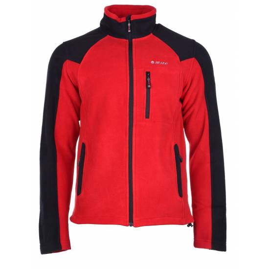 Polar barbati HI-TEC Monar, Rosu/Negru Polar barbati HI-TEC Monar, Rosu/Negru