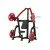 Incline Chest Press Machine Steelflex Plateload Line PSIP - Black-Red Incline Chest Press Machine Steelflex Plateload Line PSIP - Black-Red