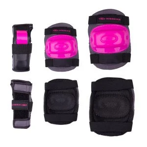 Set aparatori WORKER Rozy, Negru/Roz Set aparatori WORKER Rozy, Negru/Roz