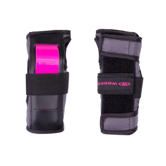 Set aparatori WORKER Rozy, Negru/Roz