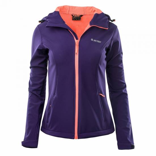 Geaca softshell dama HI-TEC Lady Caria II Violet Geaca softshell dama HI-TEC Lady Caria II Violet