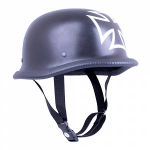 Casca moto retro Sodager Iron Cross Casca moto retro Sodager Iron Cross