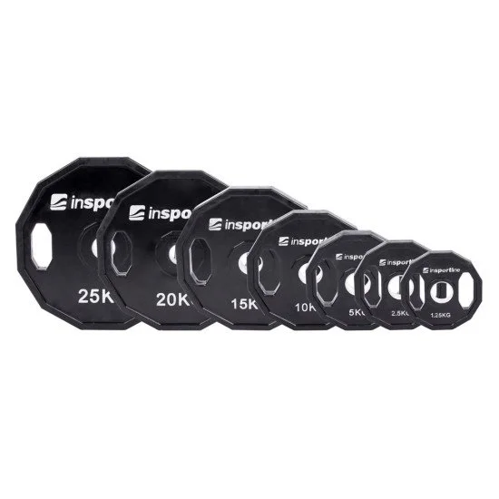 Rubber Coated Olympic Weight Plate Set inSPORTline Ruberton Rubber Coated Olympic Weight Plate Set inSPORTline Ruberton