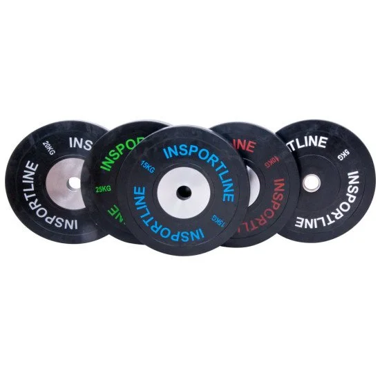 Rubber Weight Plate inSPORTline Bumper Plate 25 kg Rubber Weight Plate inSPORTline Bumper Plate 25 kg