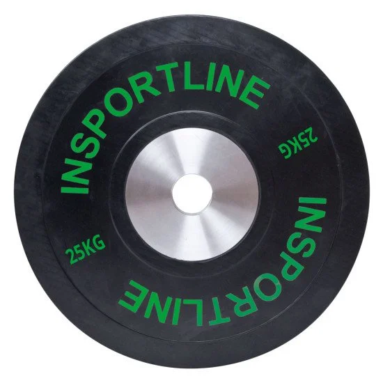 Rubber Weight Plate inSPORTline Bumper Plate 25 kg Rubber Weight Plate inSPORTline Bumper Plate 25 kg