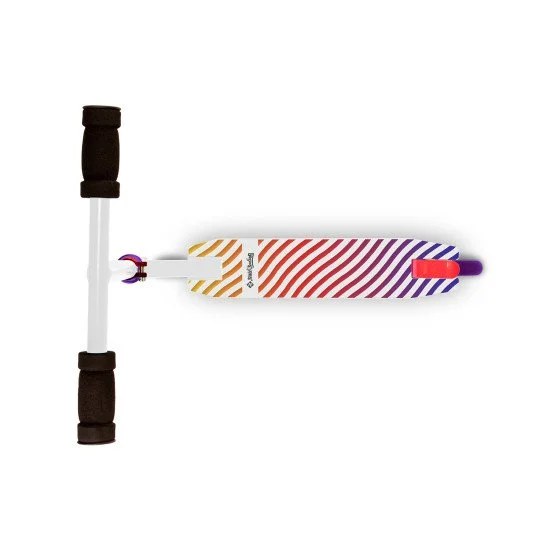 Trotineta Freestyle Street Surfing Trickster Blossom, Alb Trotineta Freestyle Street Surfing Trickster Blossom, Alb