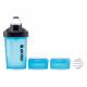 Shaker HI-TEC Shako 450ml, Albastru/Negru