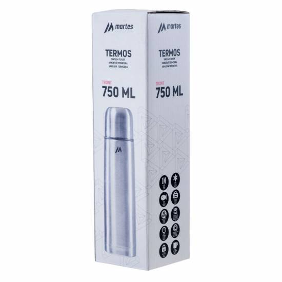 Termos MARTES Tront 750 ml, Argintiu Termos MARTES Tront 750 ml, Argintiu