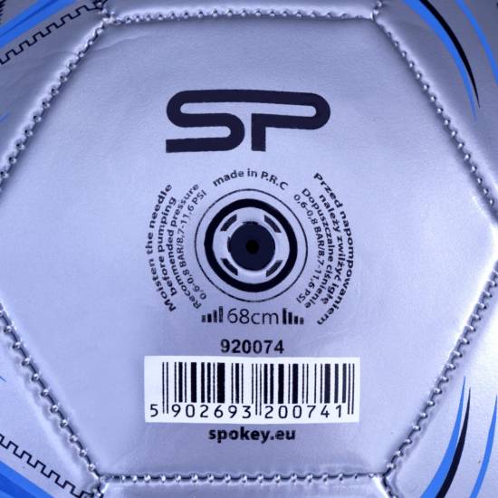 Minge fotbal SPOKEY Ferrum, Argintiu / Albastru Minge fotbal SPOKEY Ferrum, Argintiu / Albastru