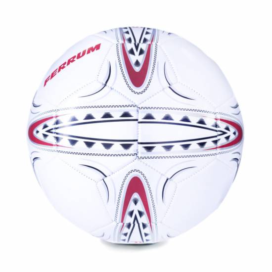 Minge fotbal SPOKEY Ferrum, Alb / Rosu