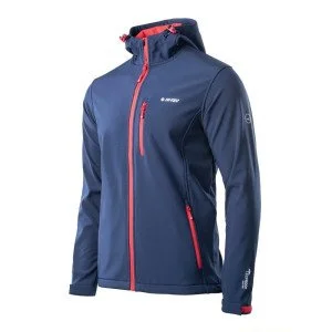 Geaca softshell barbati HI-TEC Caen Albastru Geaca softshell barbati HI-TEC Caen Albastru