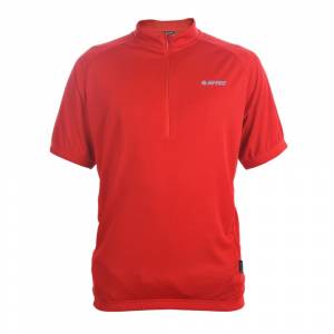 Tricou ciclism barbati HI-TEC Fabi, Rosu Tricou ciclism barbati HI-TEC Fabi, Rosu