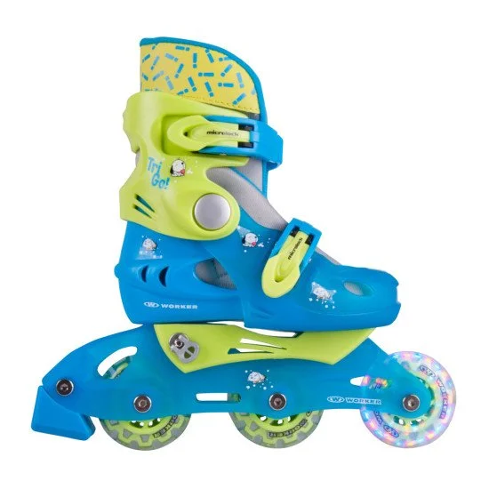 Role copii WORKER TriGo Skate LED, Roz Role copii WORKER TriGo Skate LED, Roz