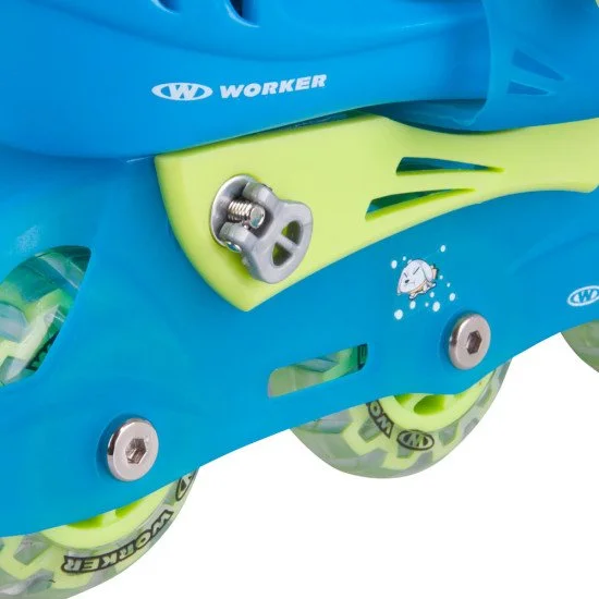 Role copii WORKER TriGo Skate LED, Roz Role copii WORKER TriGo Skate LED, Roz