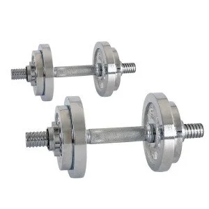 Gantere set cromate 2x10 kg Gantere set cromate 2x10 kg