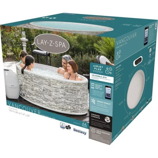 Jacuzzi gonflabil BESTWAY Lay-Z-Spa Vancouver Airjet Plus