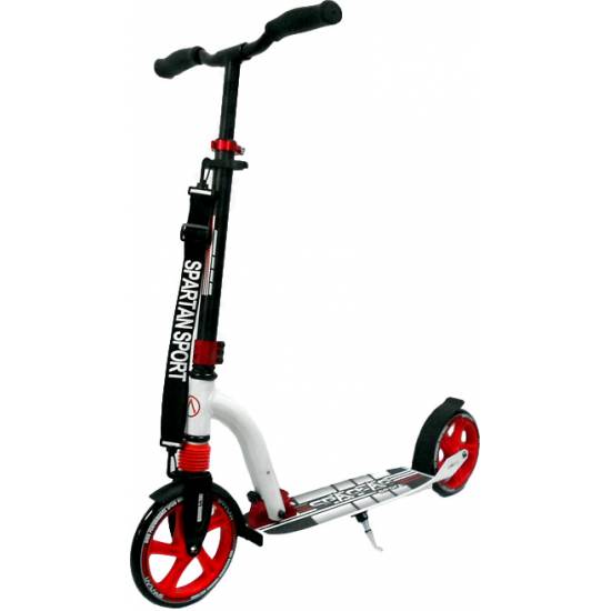 Тrotineta SPARTAN Double Suspension 203, Alb Тrotineta SPARTAN Double Suspension 203, Alb