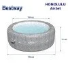 Jacuzzi gonflabil BESTWAY Lay-Z-Spa Honolulu AirJet