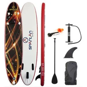 Placa SUP gonflabila SPARTAN 300-15, Negru/Rosu Placa SUP gonflabila SPARTAN 300-15, Negru/Rosu