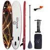 Placa SUP gonflabila SPARTAN 300-15, Negru/Rosu