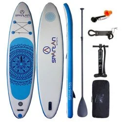 Placa SUP gonflabila SPARTAN 320-15, Alb/Albastru
