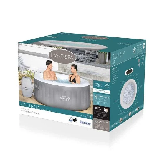 Jacuzzi gonflabil BESTWAY Lay-Z-Spa St. Lucia  AirJet