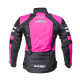 Geaca moto Softshell pentru femei W-TEC Alenalla NF-2410 - Negru-Roz