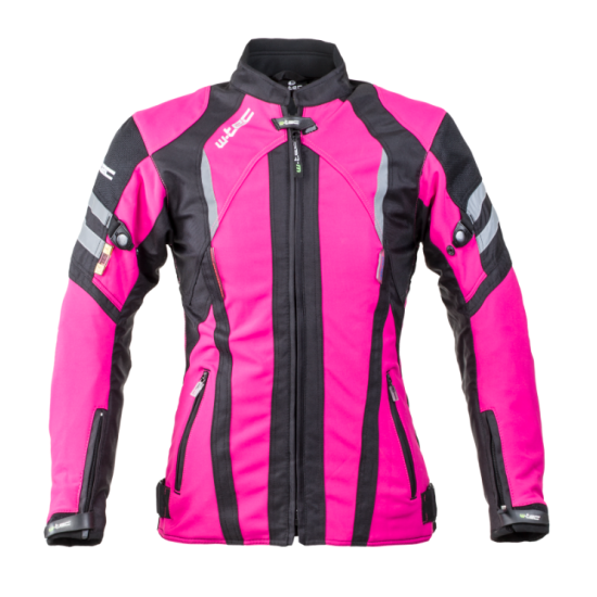 Geaca moto Softshell pentru femei W-TEC Alenalla NF-2410 - Negru-Roz