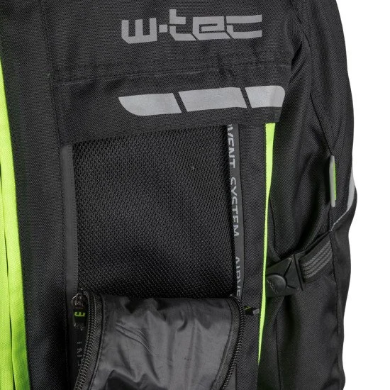 Geaca de motocicleta pentru barbati W-TEC Gelnair, Negru / Verde