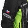 Geaca de motocicleta pentru barbati W-TEC Gelnair, Negru / Verde