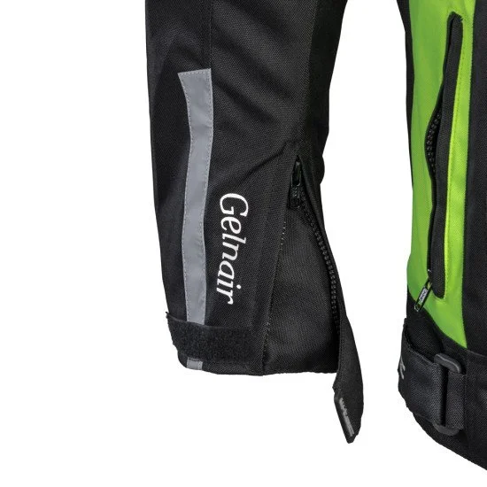 Geaca de motocicleta pentru barbati W-TEC Gelnair, Negru / Verde