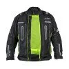 Geaca de motocicleta pentru barbati W-TEC Gelnair, Negru / Verde