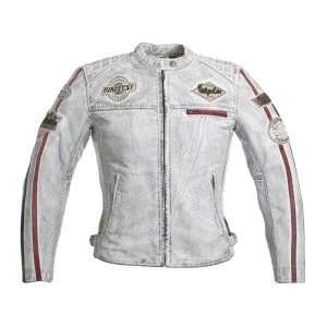 Geaca moto din piele pentru femei W-TEC Sheawen Lady - Alb Geaca moto din piele pentru femei W-TEC Sheawen Lady - Alb