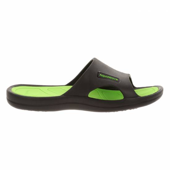 Papuci pentru barbati AQUAWAVE Nahin-Negru/Verde