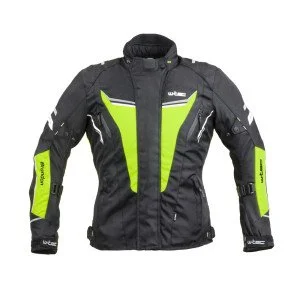 Geaca moto pentru femei W-TEC Brandon, Negru/Verde Geaca moto pentru femei W-TEC Brandon, Negru/Verde