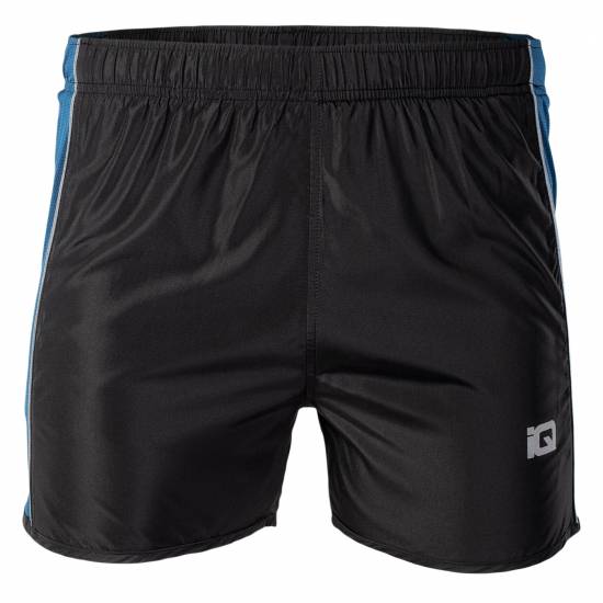 Pantaloni scurti pentru barbati IQ Womo, Negru / Albastru Pantaloni scurti pentru barbati IQ Womo, Negru / Albastru