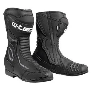 Ghete moto pentru barbati W-TEC Rison, Negru Ghete moto pentru barbati W-TEC Rison, Negru