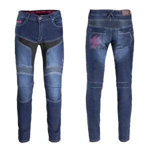 Pantaloni moto pentru femei W-TEC Alfreda CE, Albastru Pantaloni moto pentru femei W-TEC Alfreda CE, Albastru